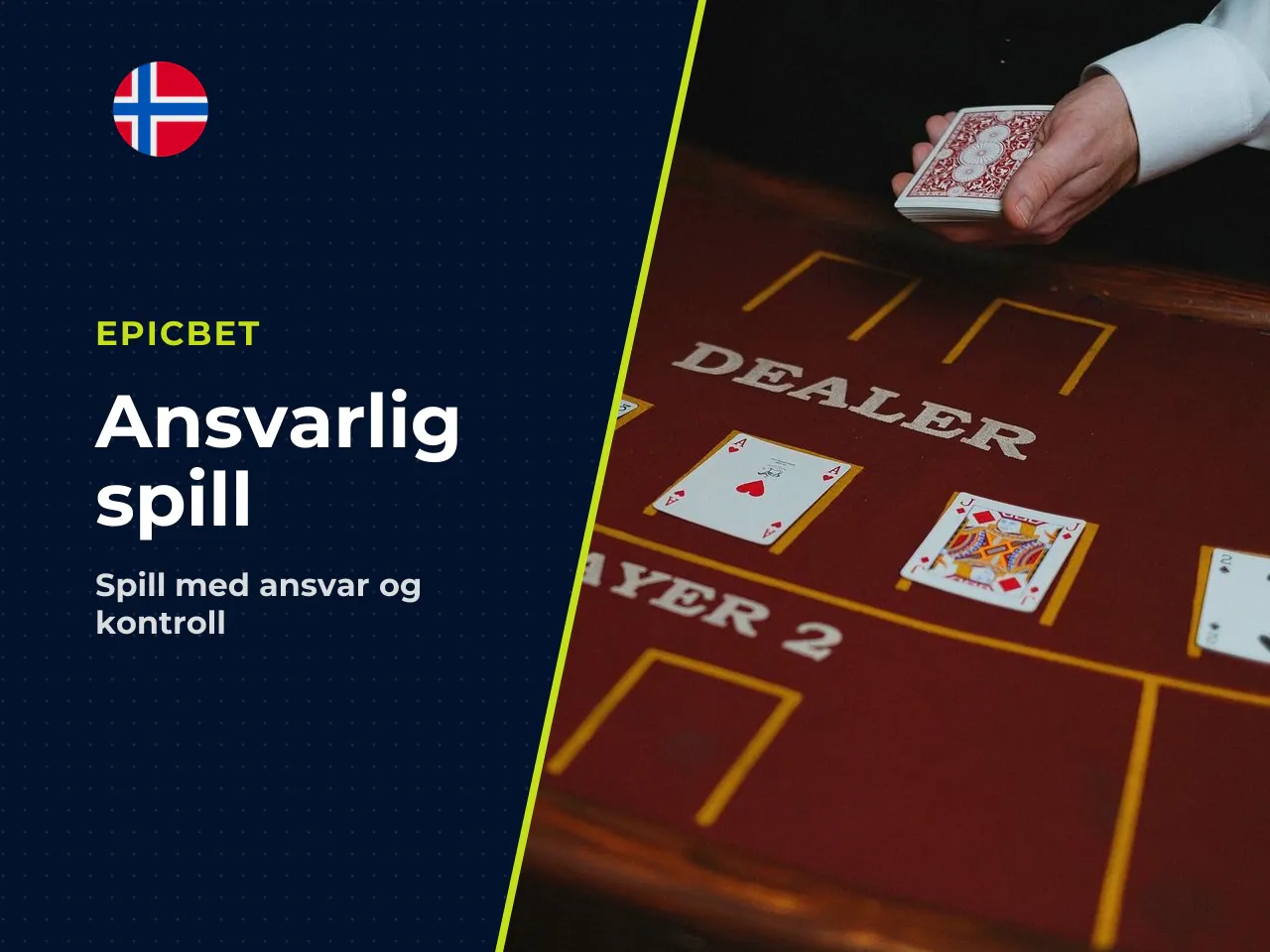 Ansvarlig spill. Pengespill skal være underholdning