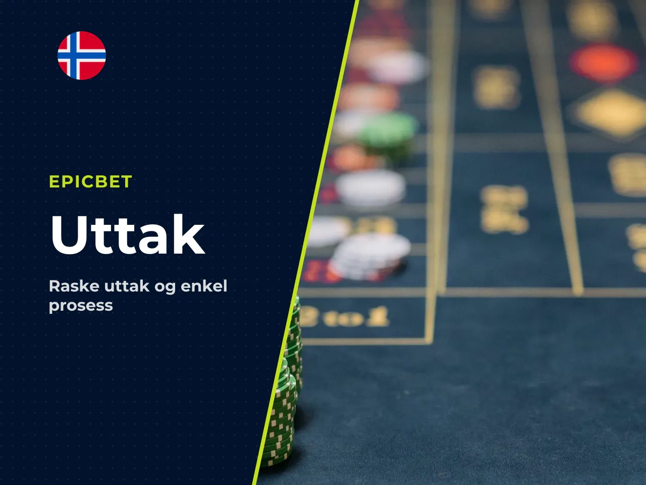 Funksjoner som finnes. Bet builder, Cash