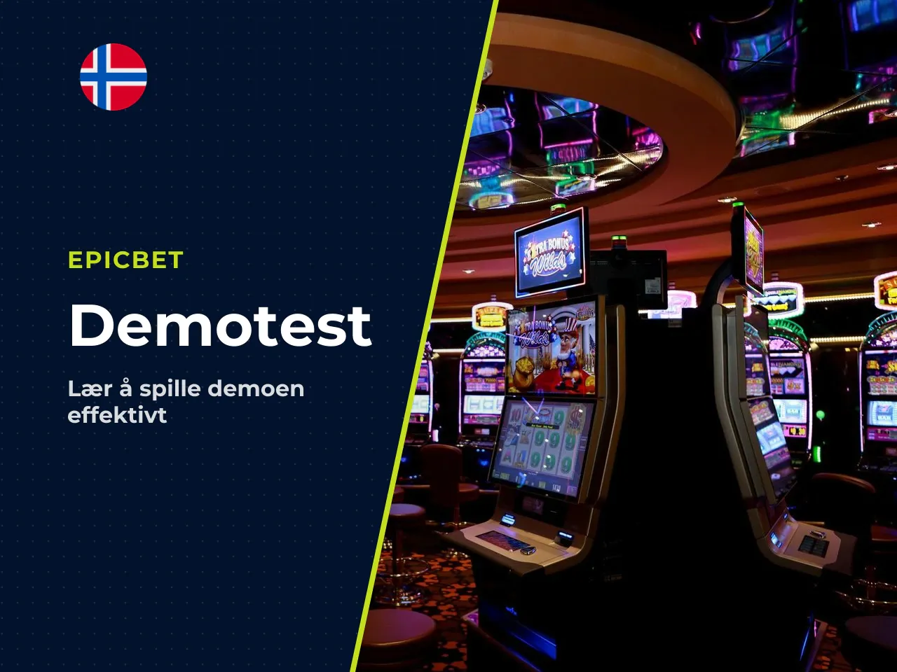 Seks steg for å teste demoen