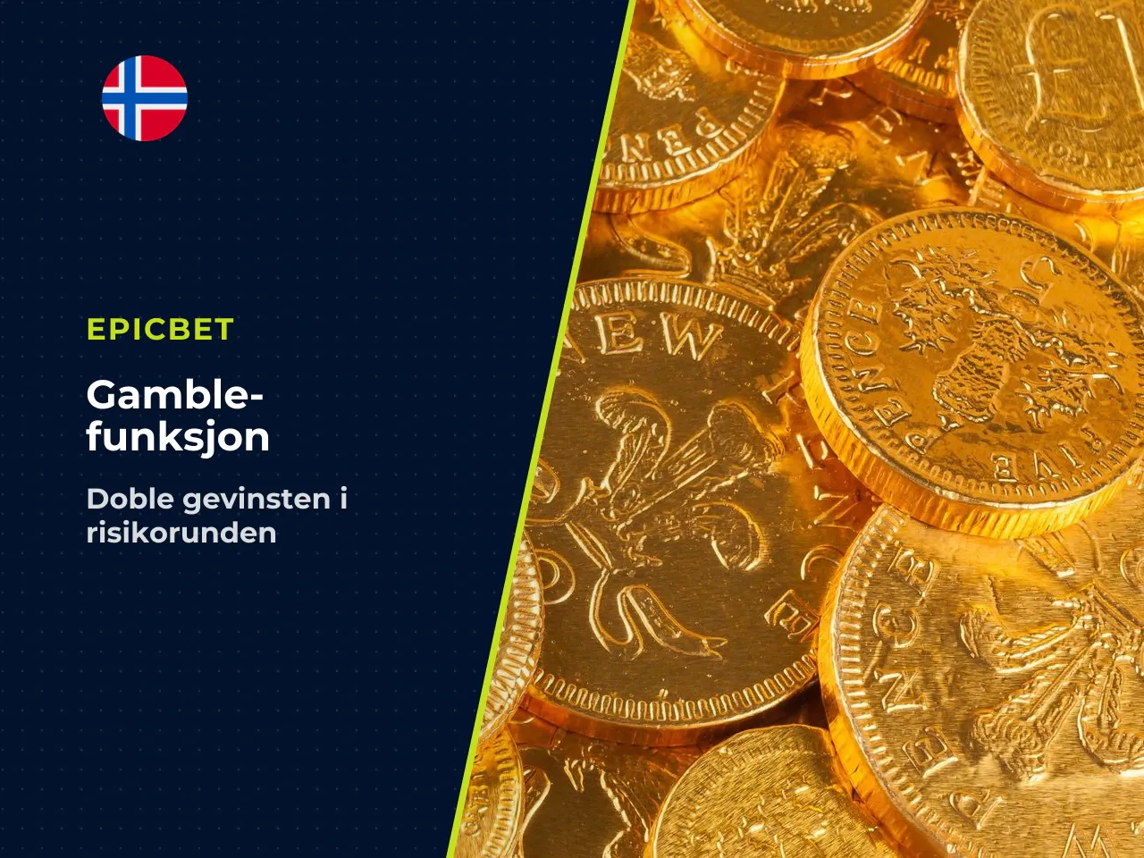 6. Gamble-funksjonen risikorunden etter gevinst. Etter