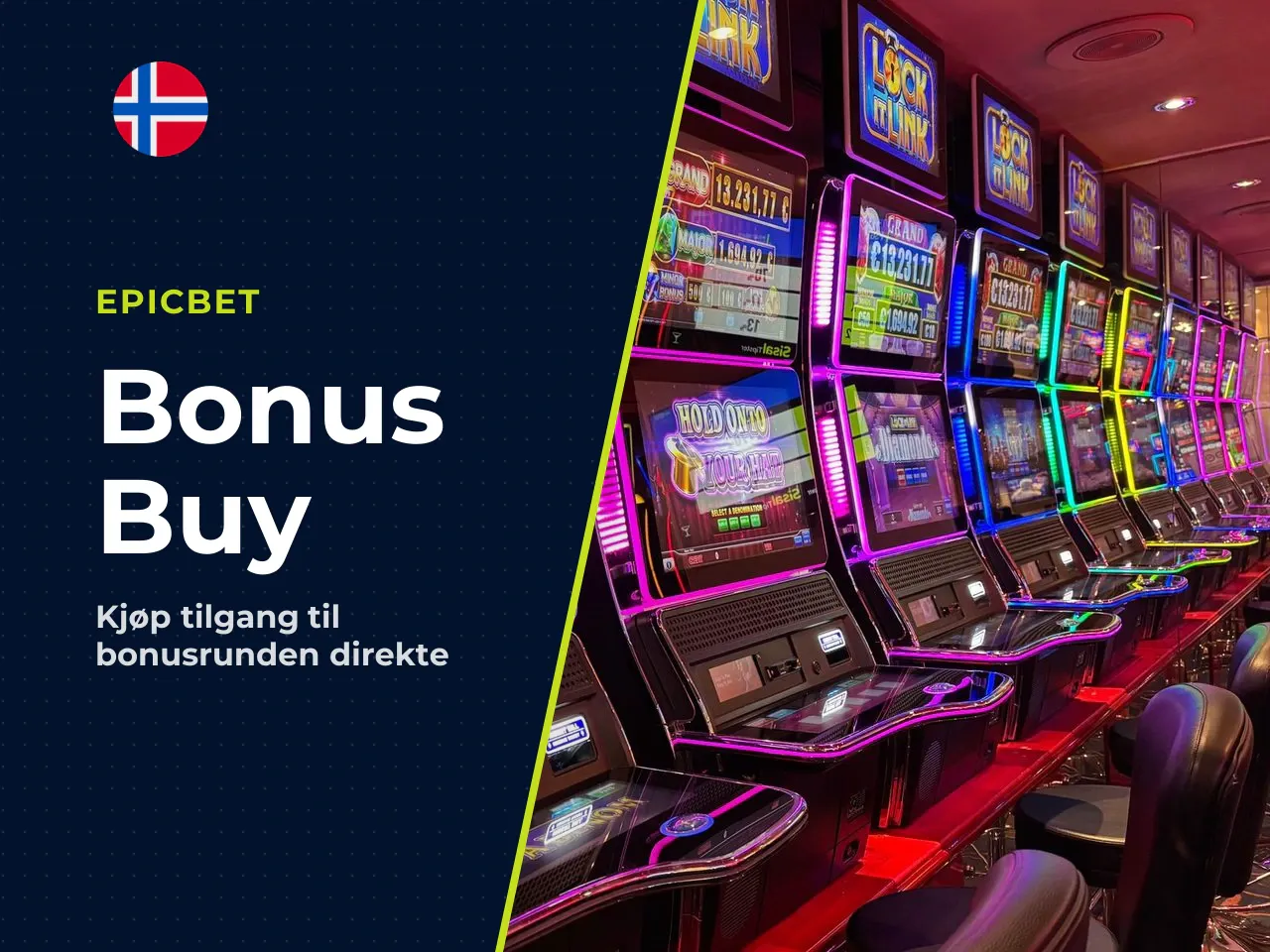 Bonus Buy kjøp av bonusrunden. Funksjonen