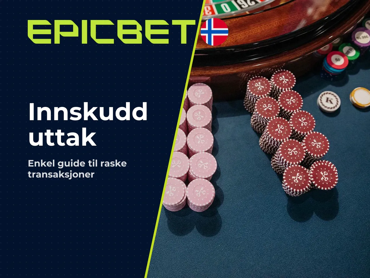 Steg for steg fra innskudd til