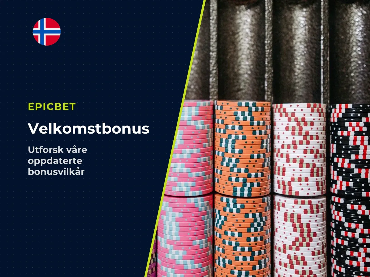 Tekstlig sammendrag av tabellen velkomstbonusen krever
