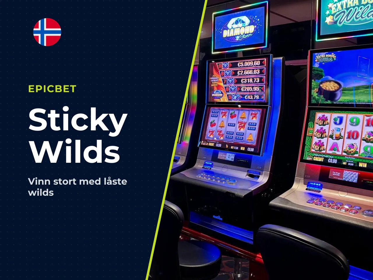 Sticky Wilds i gratisspinnrunden. I Sticky