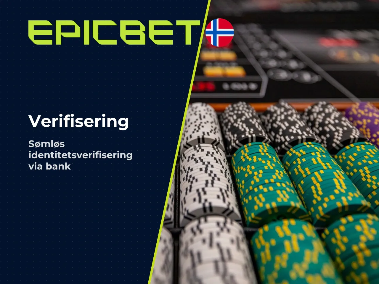 KYC og Pay N Play-verifisering. EpicBets
