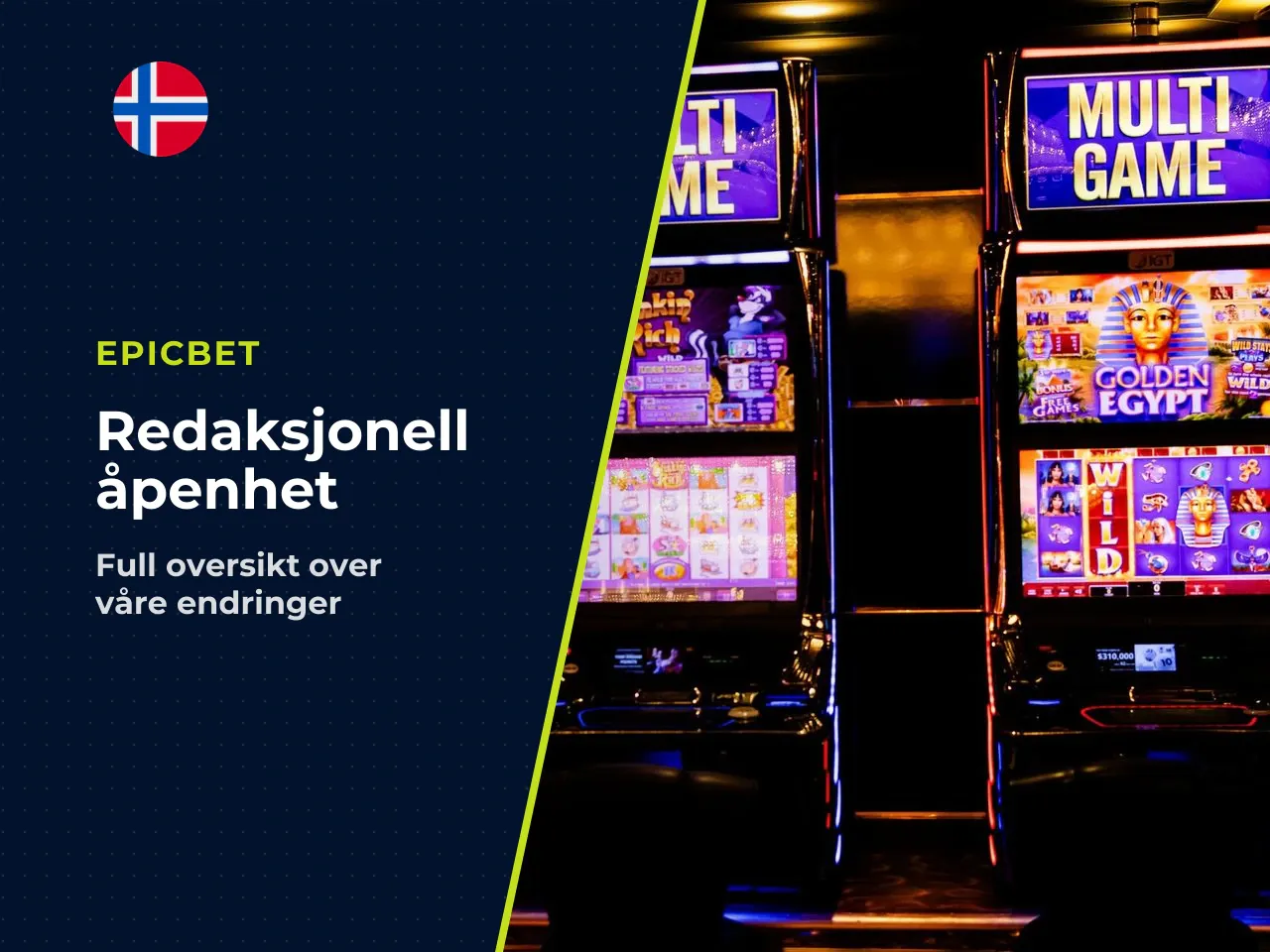Endringslogg og redaksjonell åpenhet