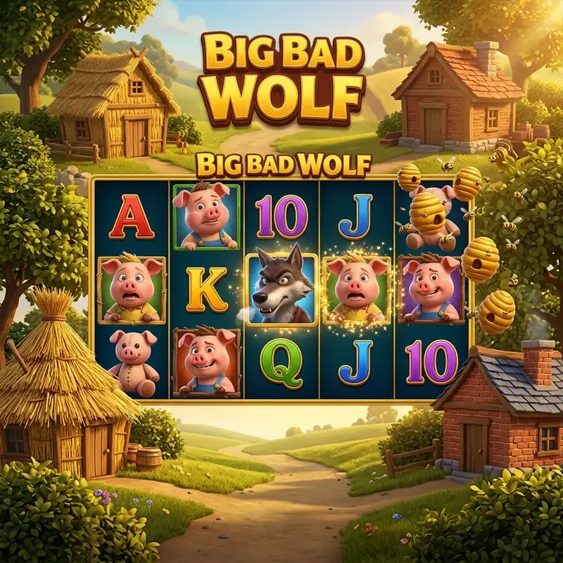 Big Bad Wolf spilleautomat demo, bonus
