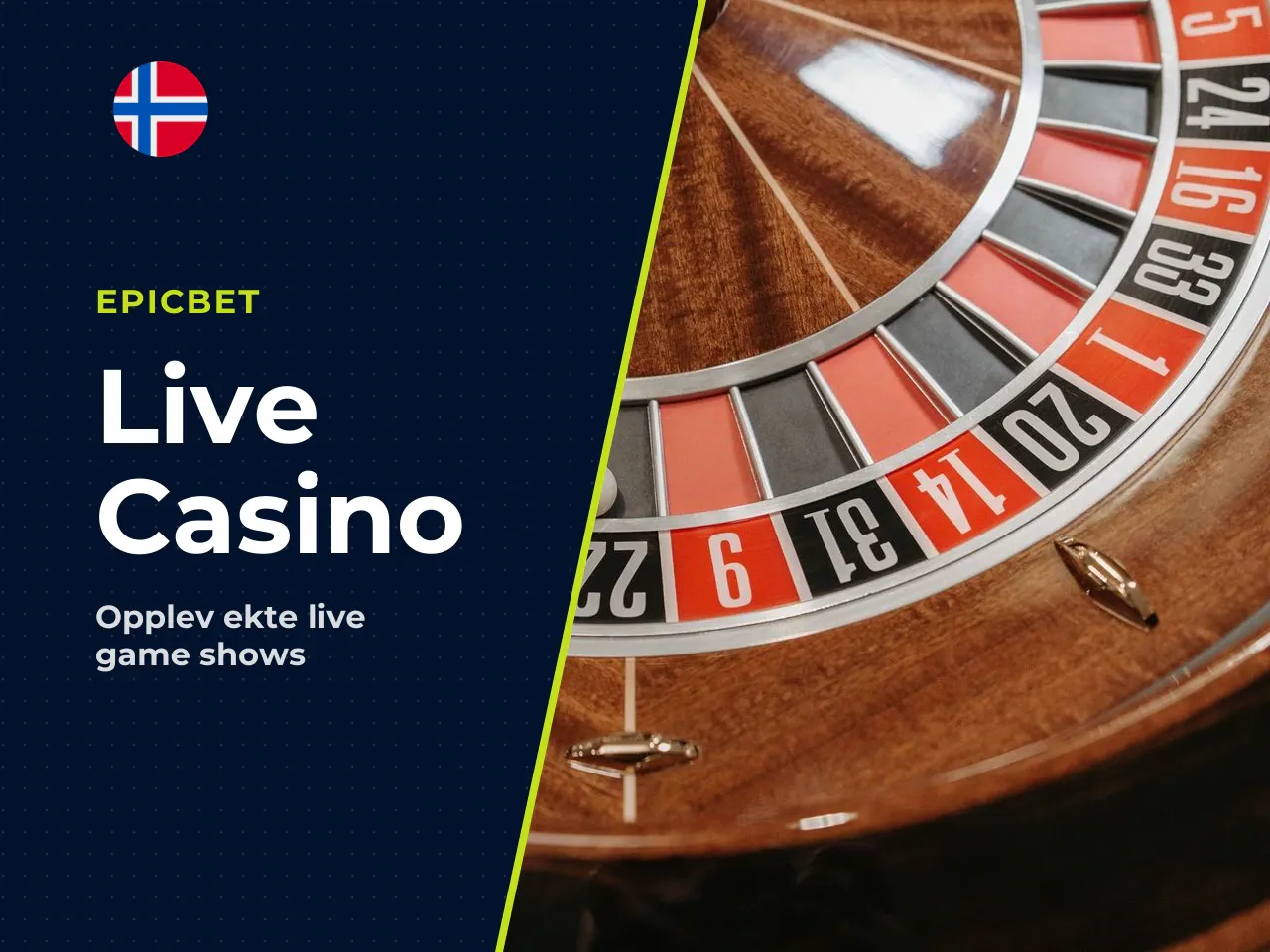 Live casino game med hjul, dealer