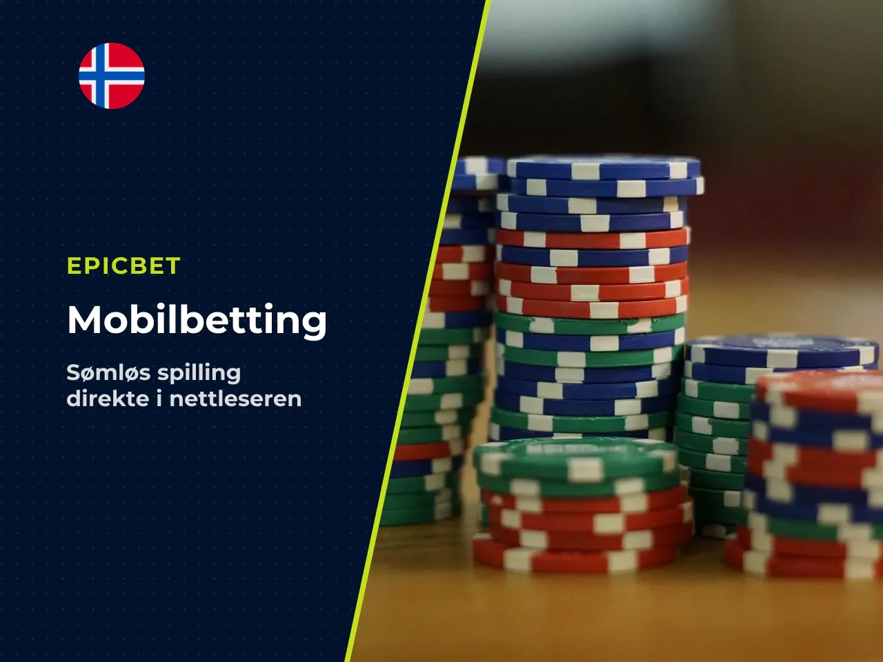 Mobil uten app. Epicbet tilbyr per