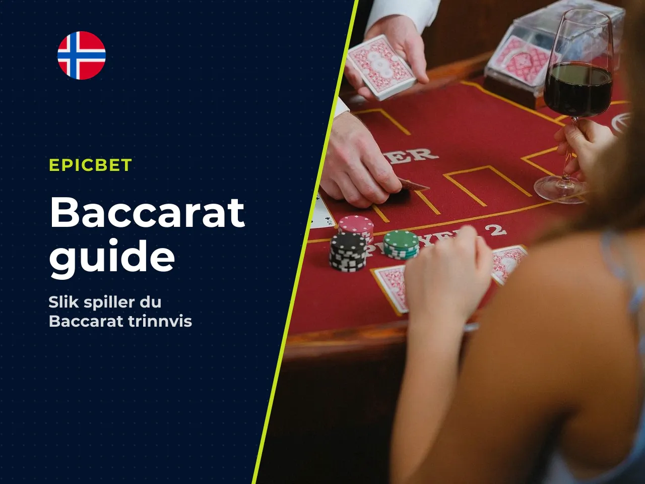 Én runde baccarat steg for steg