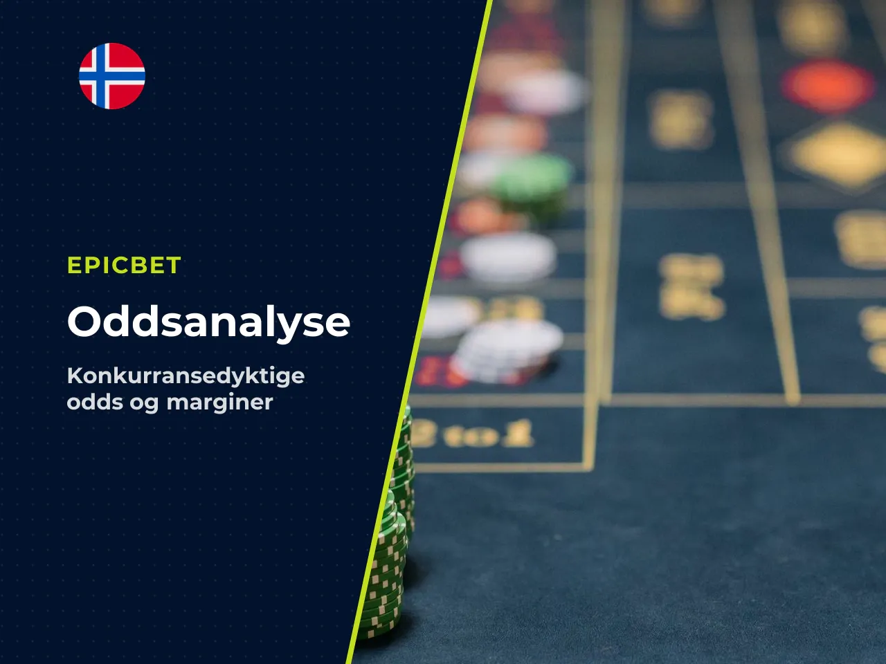 14. Sportsutvalg, marginanalyse og oddsnivå. Kort