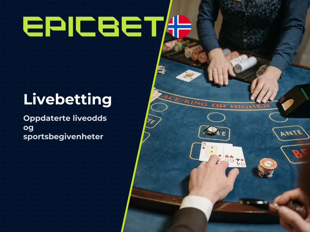Live odds og livebetting hos EpicBet