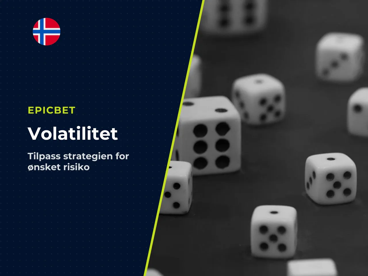 Volatiliteten er fleksibel, fordi den i