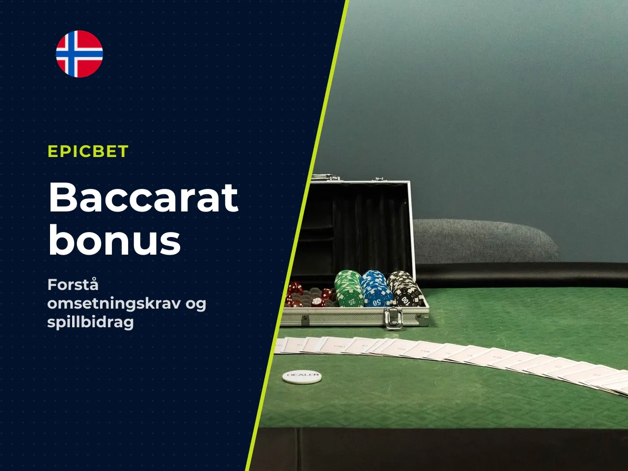 Bonusvilkår og baccarat wagering og contribution