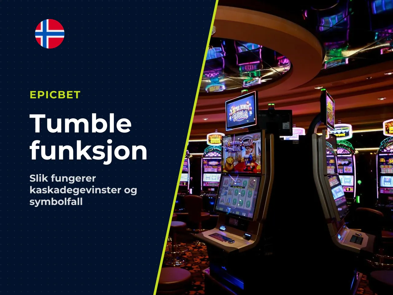 Slik fungerer Tumble Feature. Tumble Feature